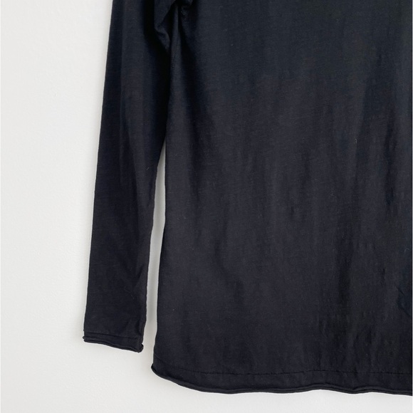 Anthropologie Postmark Black Double Pockets Tee Top Size Small - Picture 10 of 15